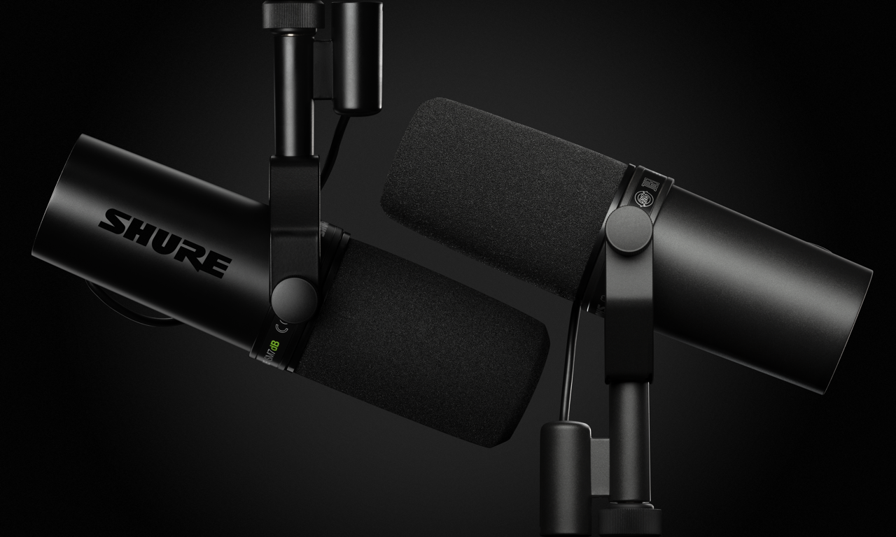RETURVARE - Shure SM7dB Aktiv Dynamisk Podcast Mikrofon