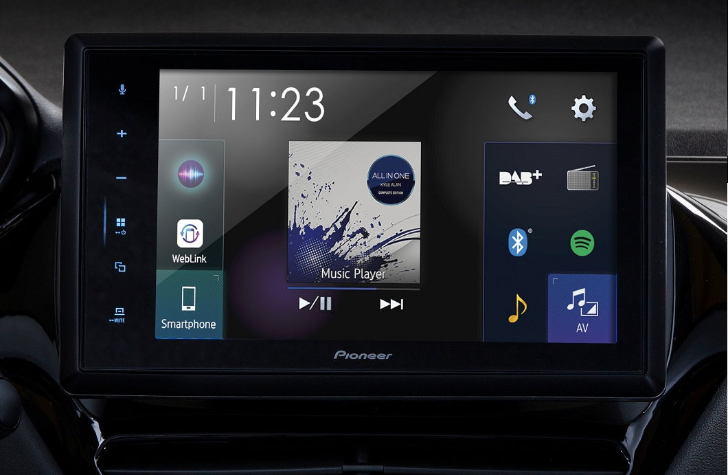 Pioneer SPH-EVO82DAB-208 Apple CarPlay, DAB Radio og Bluetooth