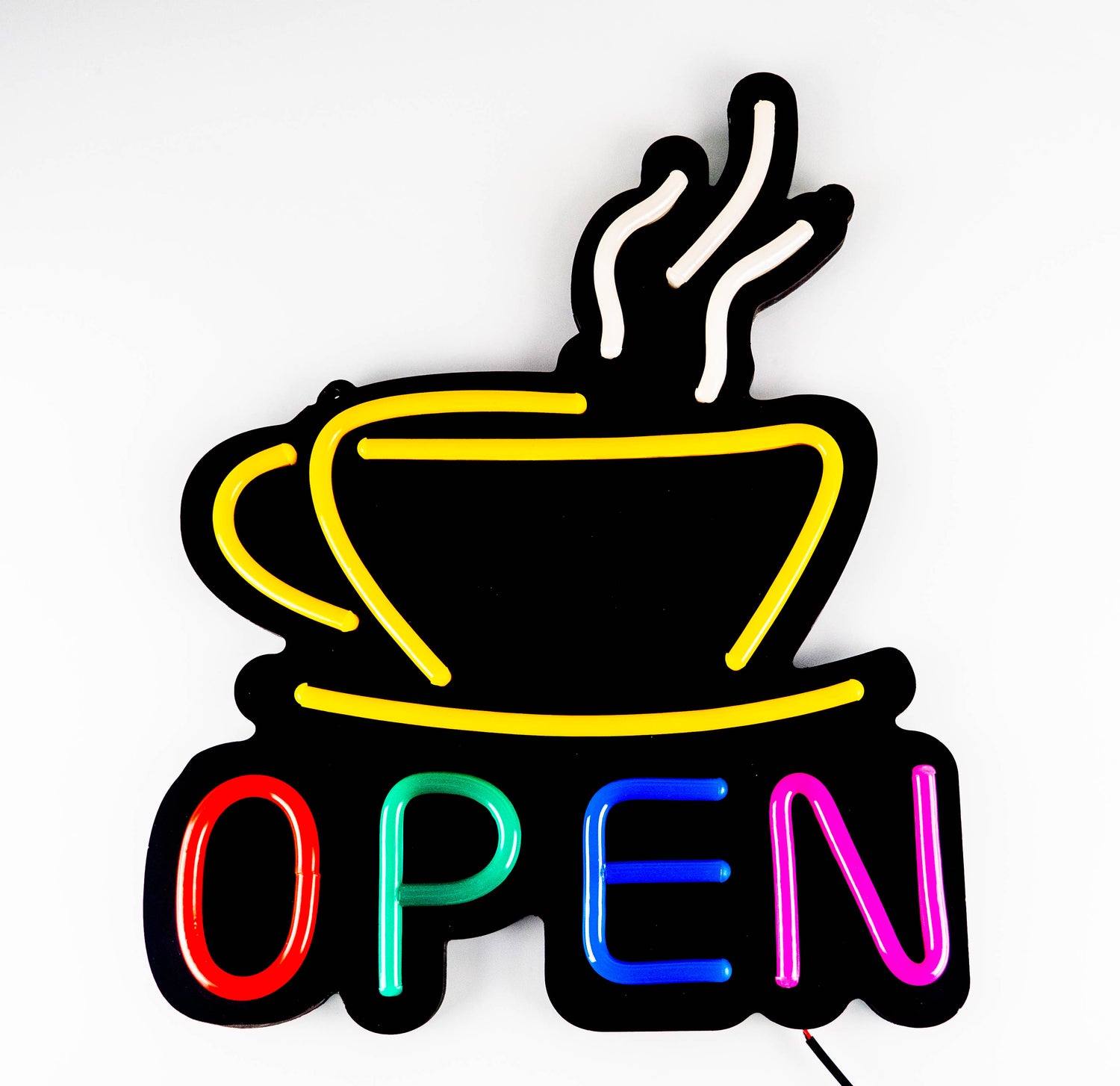 Neonskilt "Coffee Open"