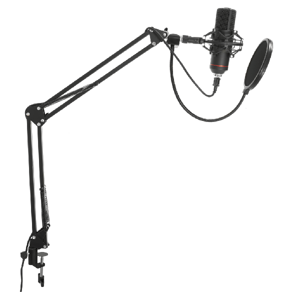 BST STM300-PLUS Streaming Mikrofon-sæt (Sort)