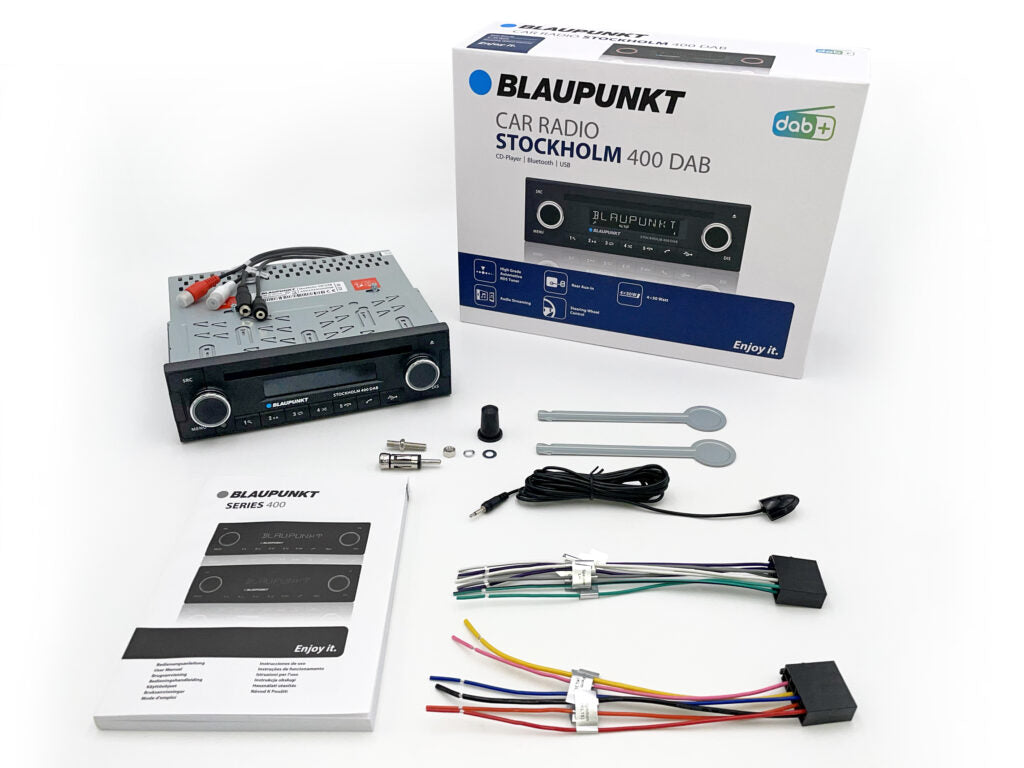 Blaupunkt Stockholm 400 Bilradio m. DAB,FM og Bluetooth
