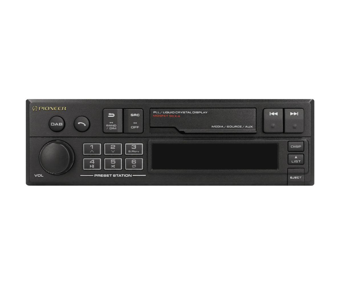 Pioneer SXT-C10PS Retro Bilradio m. DAB+ og Bluetooth