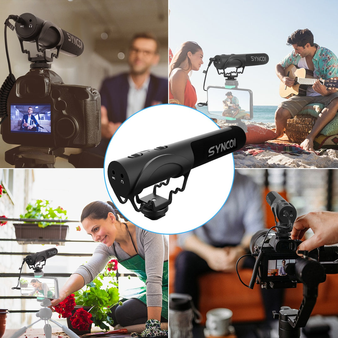 Synco kompakt mikrofon til DSLR kamera