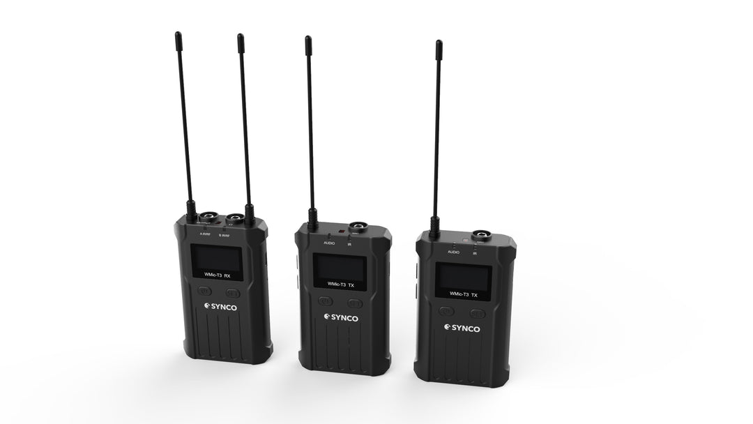 Synco trådløst mikrofonsæt PRO 1 RX og 2 TX UHF