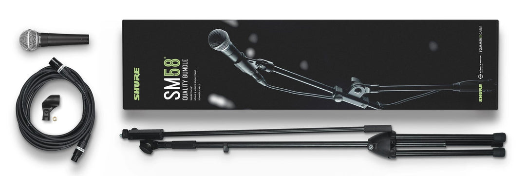 Shure SM58 LC Sang Mikrofon Bundle