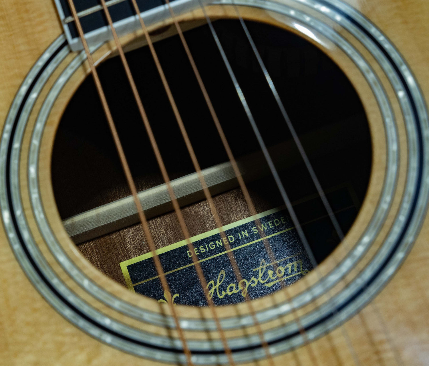 Hagstrom Siljan Dreadnought II CE Western Guitar (Natur)