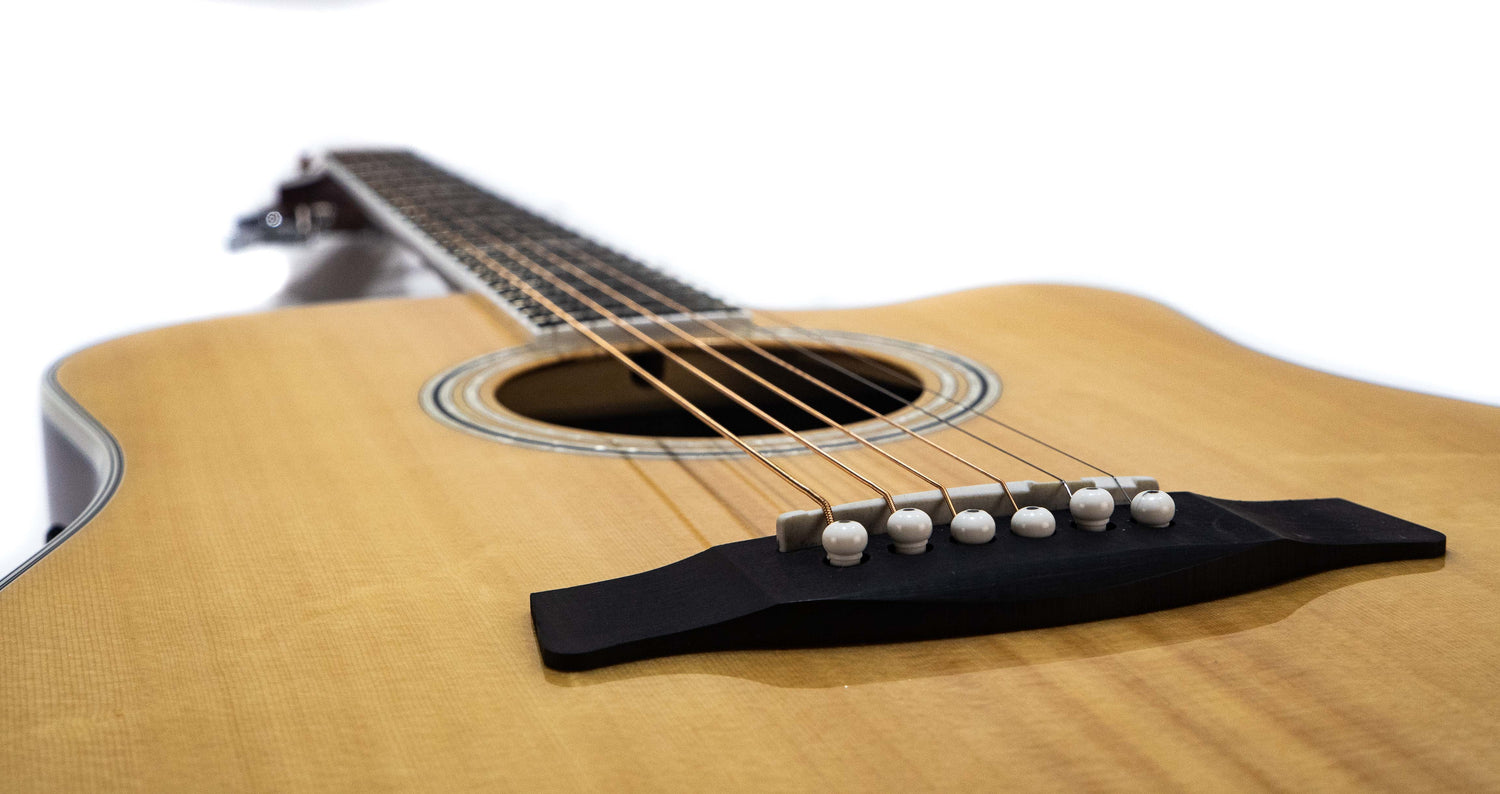 Hagstrom Siljan Dreadnought II CE Western Guitar (Natur)