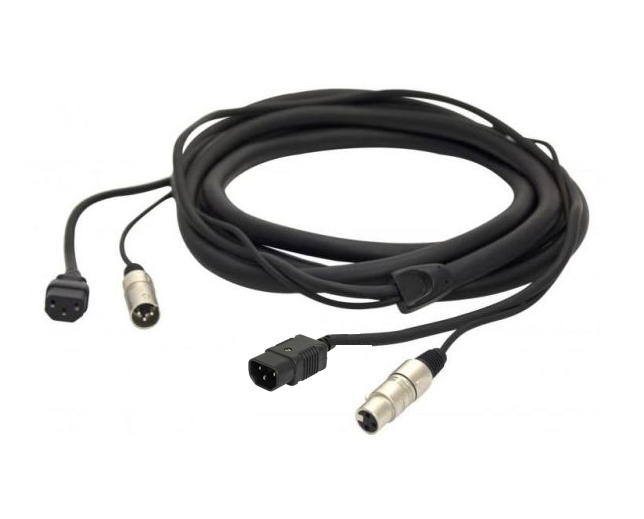 IEC & XLR kombi kabel (LYD, 5m)