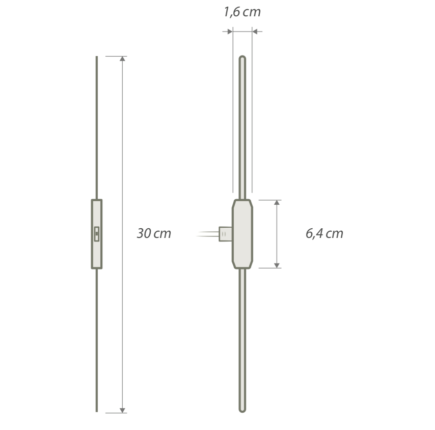FM/AM Rude Antenne m. Forstærker
