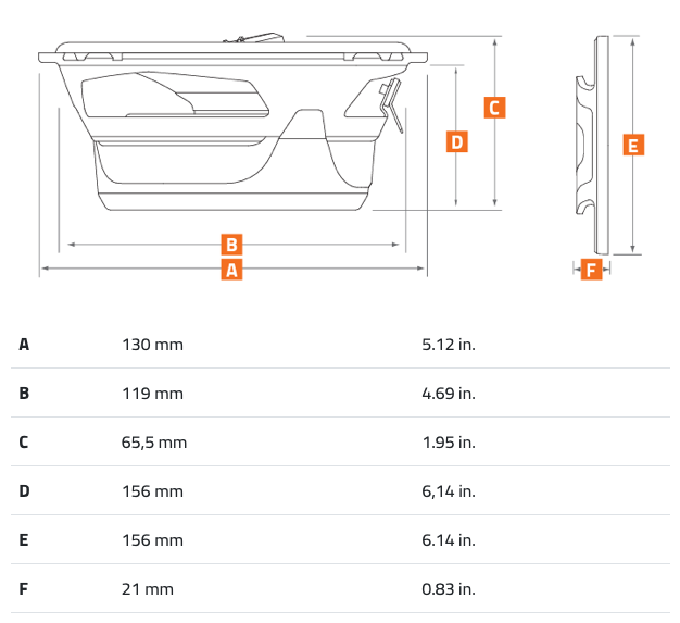 HERTZ CENTO 130MM COAXIAL HøJTTALER, 2-VEJS