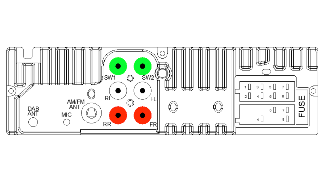 Blaupunkt BPA 1124 Bilradio m. DAB+ og Bluetooth