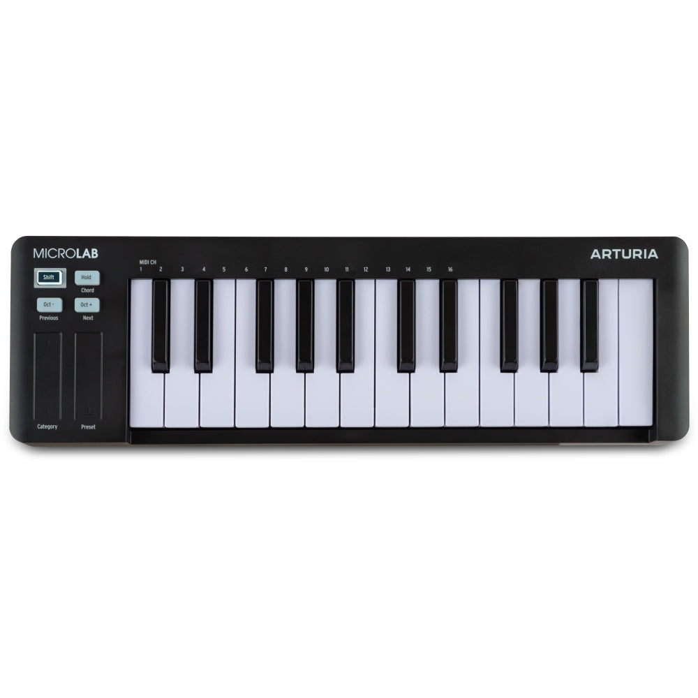 Arturia MicroLab mk3 MIDI-Keyboard (Sort)