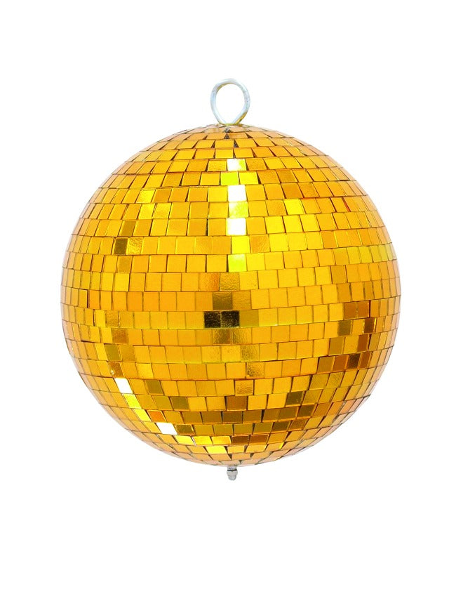 Diskokugle 15 cm. Guld)