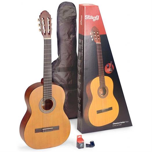 Stagg C440 M Klassisk guitarpakke (Natur)