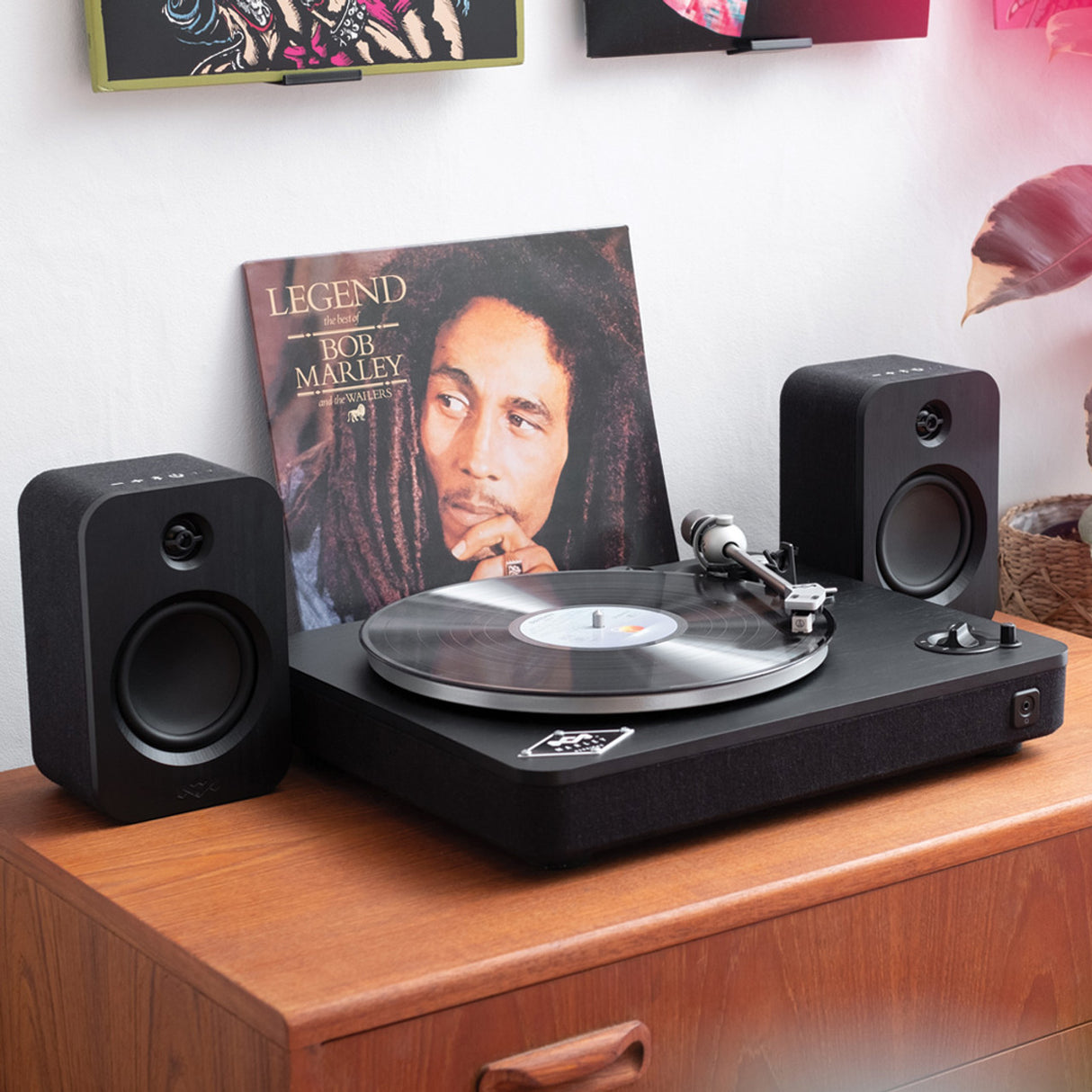 MARLEY DUO Bluetooth Højttalersæt (Sort)