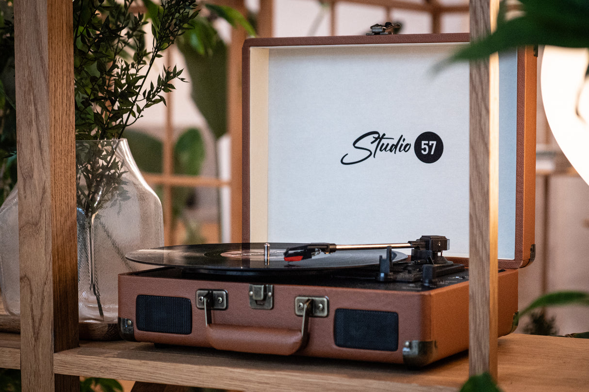 Studio 57 Journey Pladespiller (Brun)