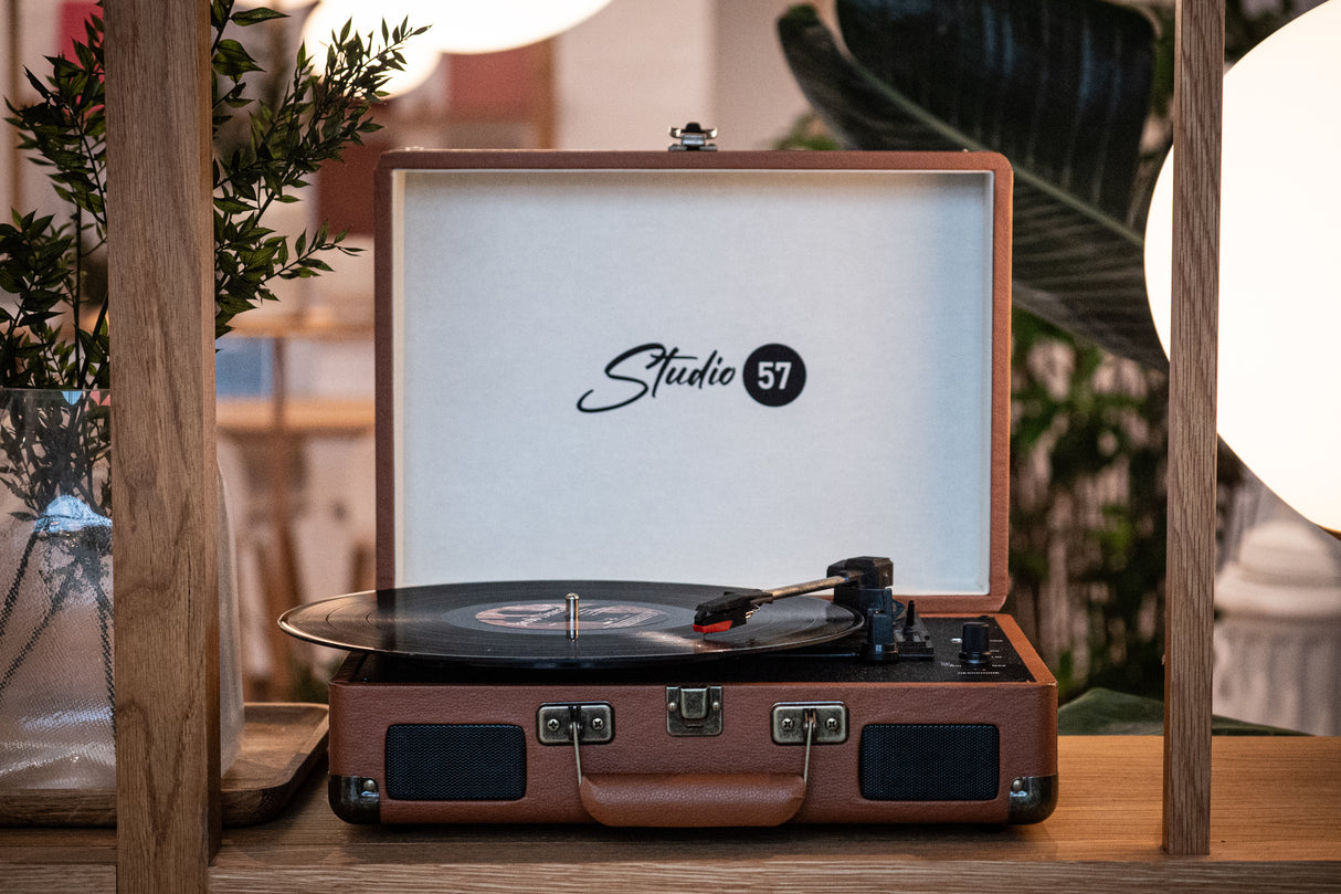 Studio 57 Journey Pladespiller (Brun)