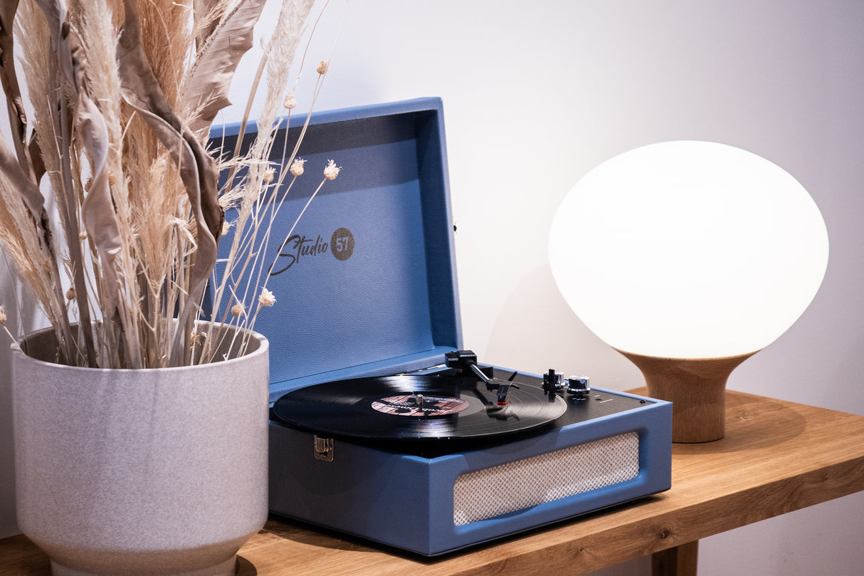 Studio 57 Groovy Pladespiller (Blå) Bundle