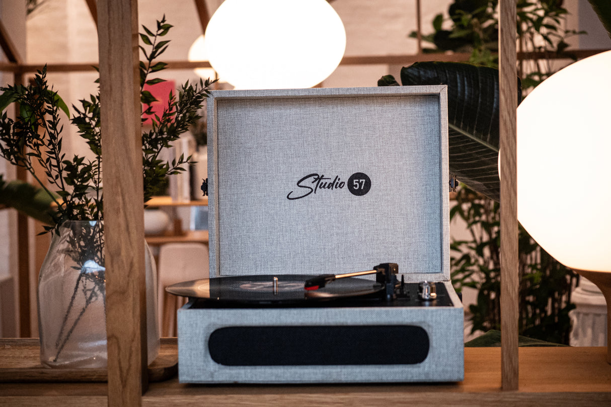 Studio 57 Groovy Pladespiller (Grå)