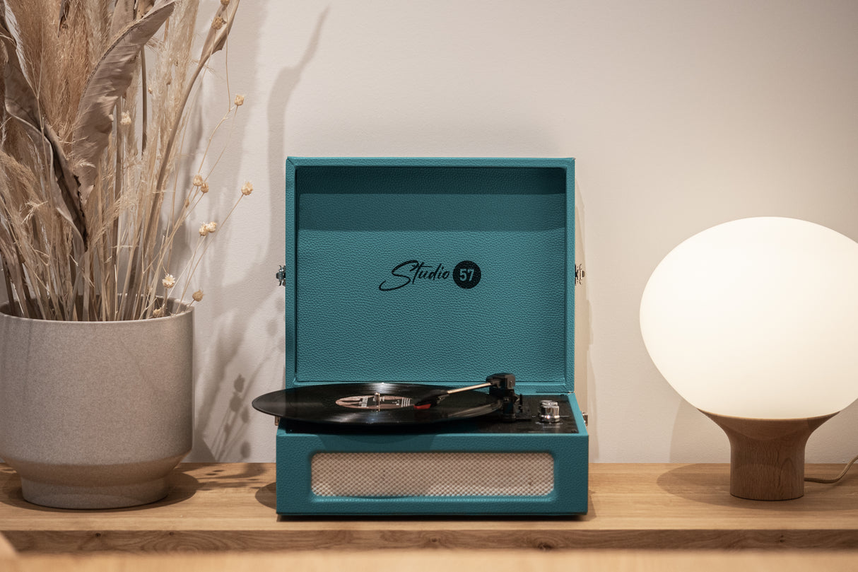 Studio 57 Groovy Pladespiller m. LP Stativ (Ivy)