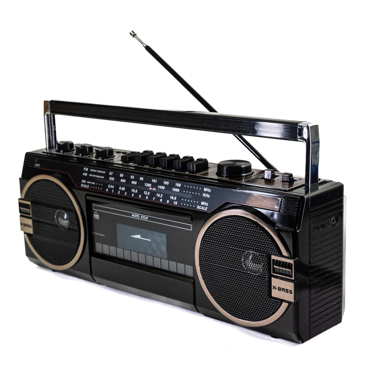 Studio 57 Kassetteafspiller m. FM & Bluetooth, Sort