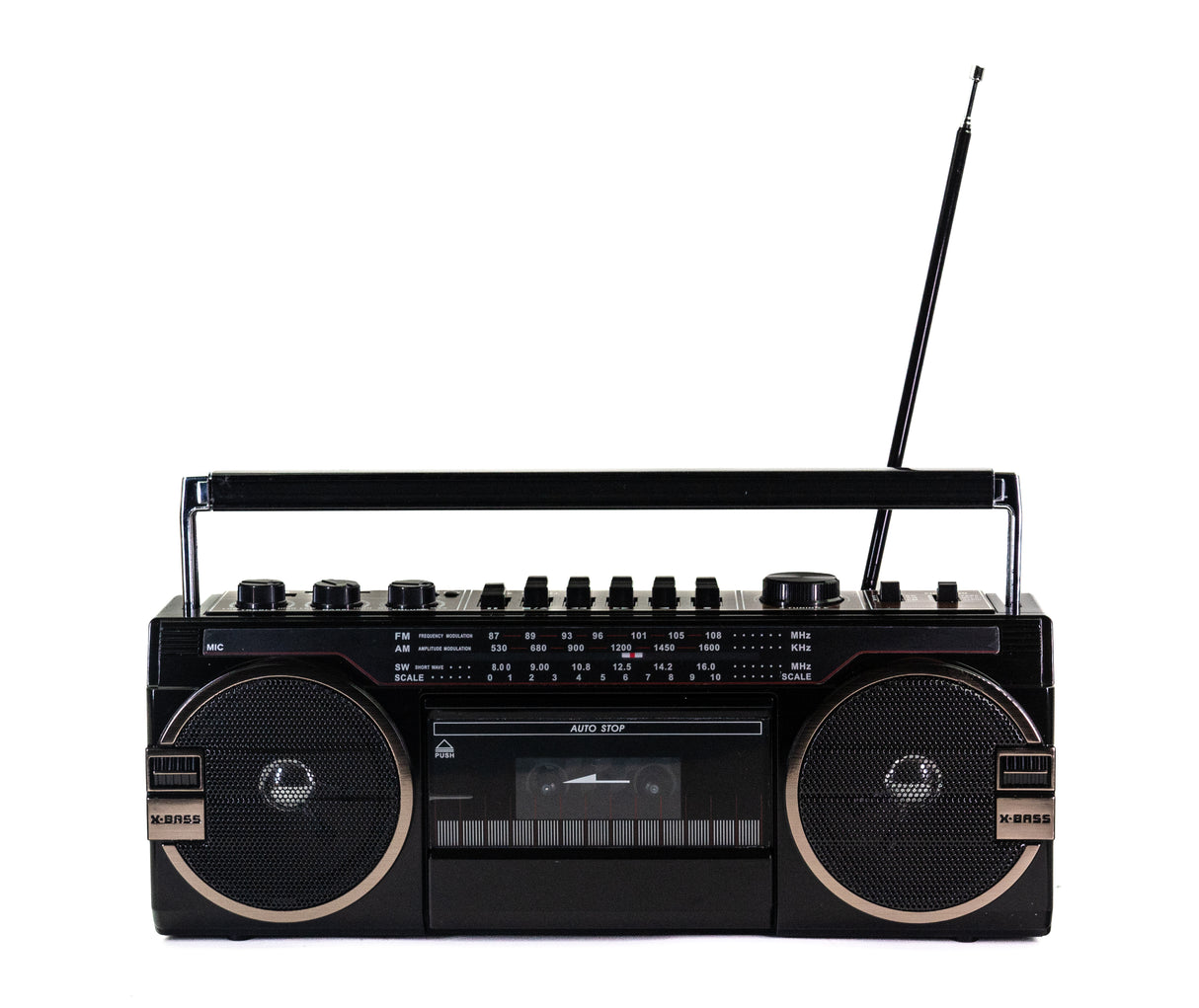 Studio 57 - Kassetteafspiller m. FM & Bluetooth, Sort + Kassettebånd