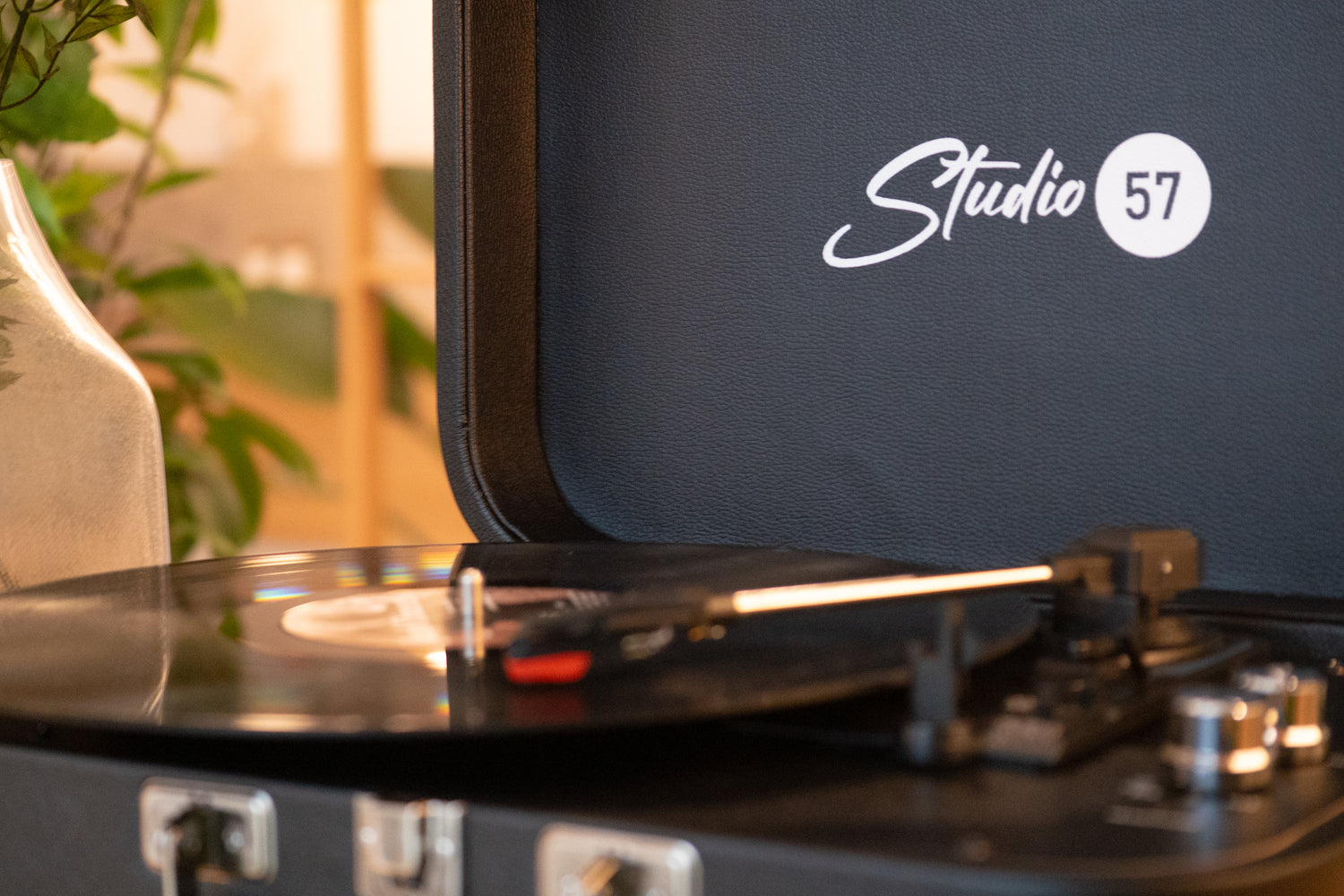 Studio 57 Mellow Pladespiller (Sort)