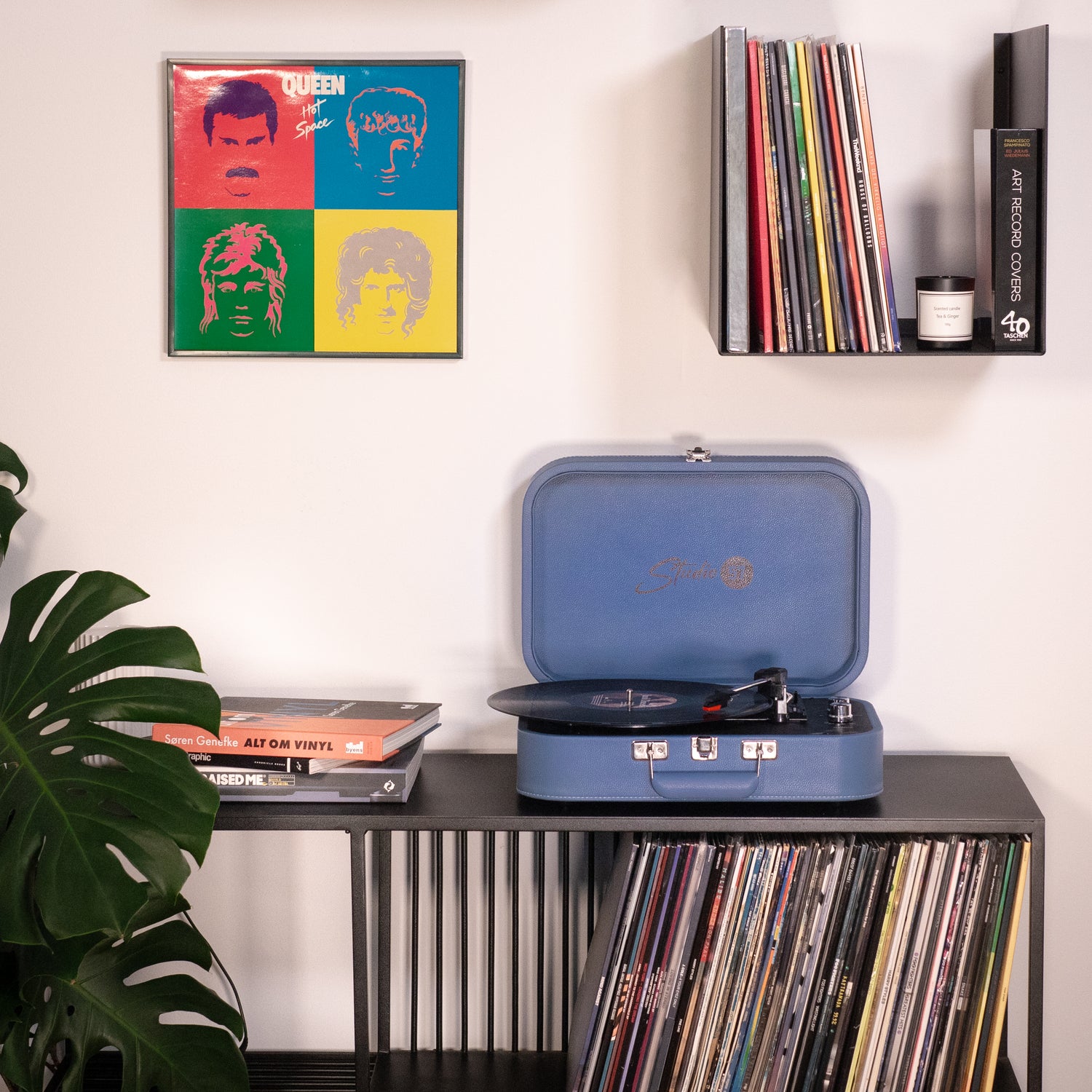 Studio 57 Mellow Pladespiller (Blå)