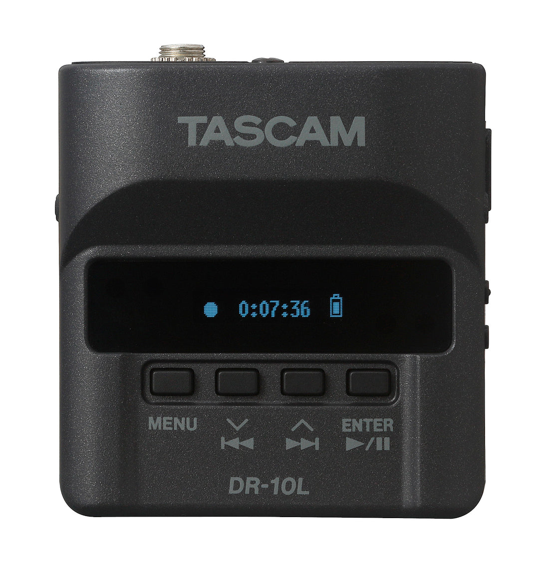 Tascam DR-10L recorder med lavalier mikrofon, hvid