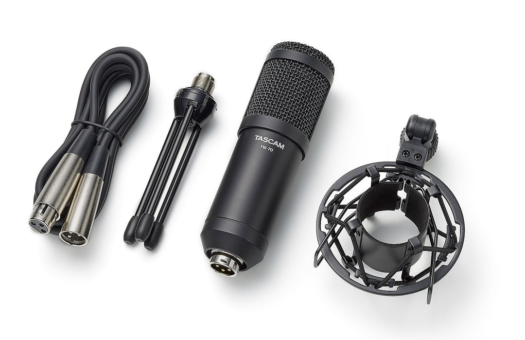 Tascam TM-70 Studie og Podcast dynamisk mikrofon inkl. ophæng