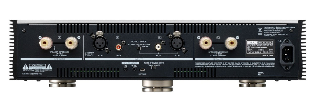 TEAC AP-701 Stereo/Mono Forstærker (Sølv)