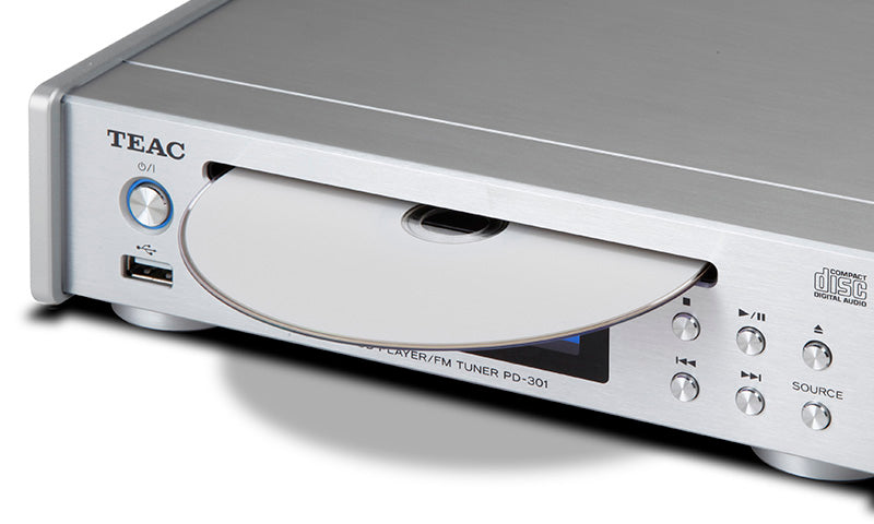 TEAC PD-301DAB-X/S, DAB+/FM og CD Afspiller (Sølv)
