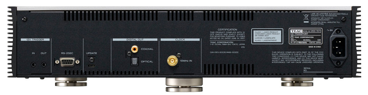 TEAC VRDS-701T CD-afspiller (Sølv)