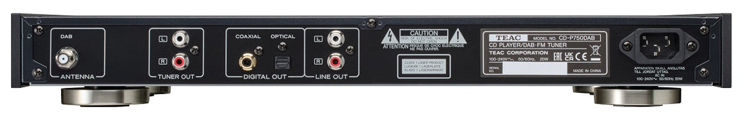 TEAC CD-P750DAB CD Player/DAB+/FM Silver