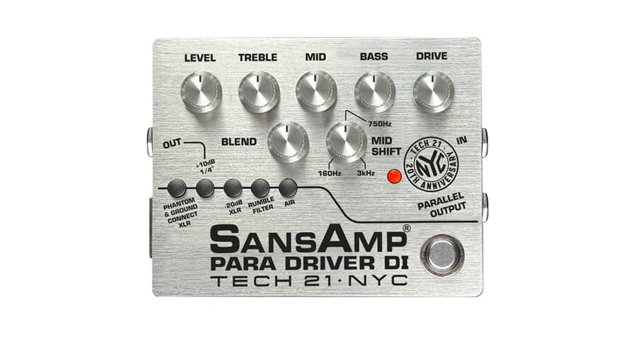 Tech 21 SansAmp Para Driver DI 20th Anniversary preamp