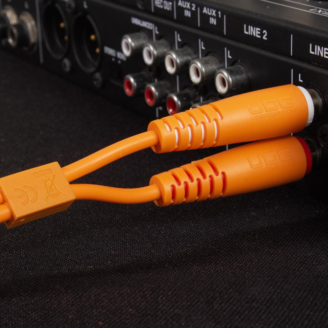UDG Ultimate Audio Cable Set RCA - RCA Orange Straight 3m
