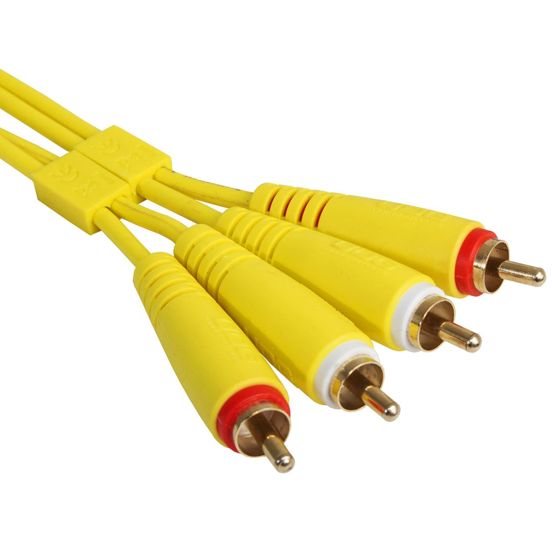 UDG Ultimate Audio Cable Set RCA - RCA Gul Straight 3m
