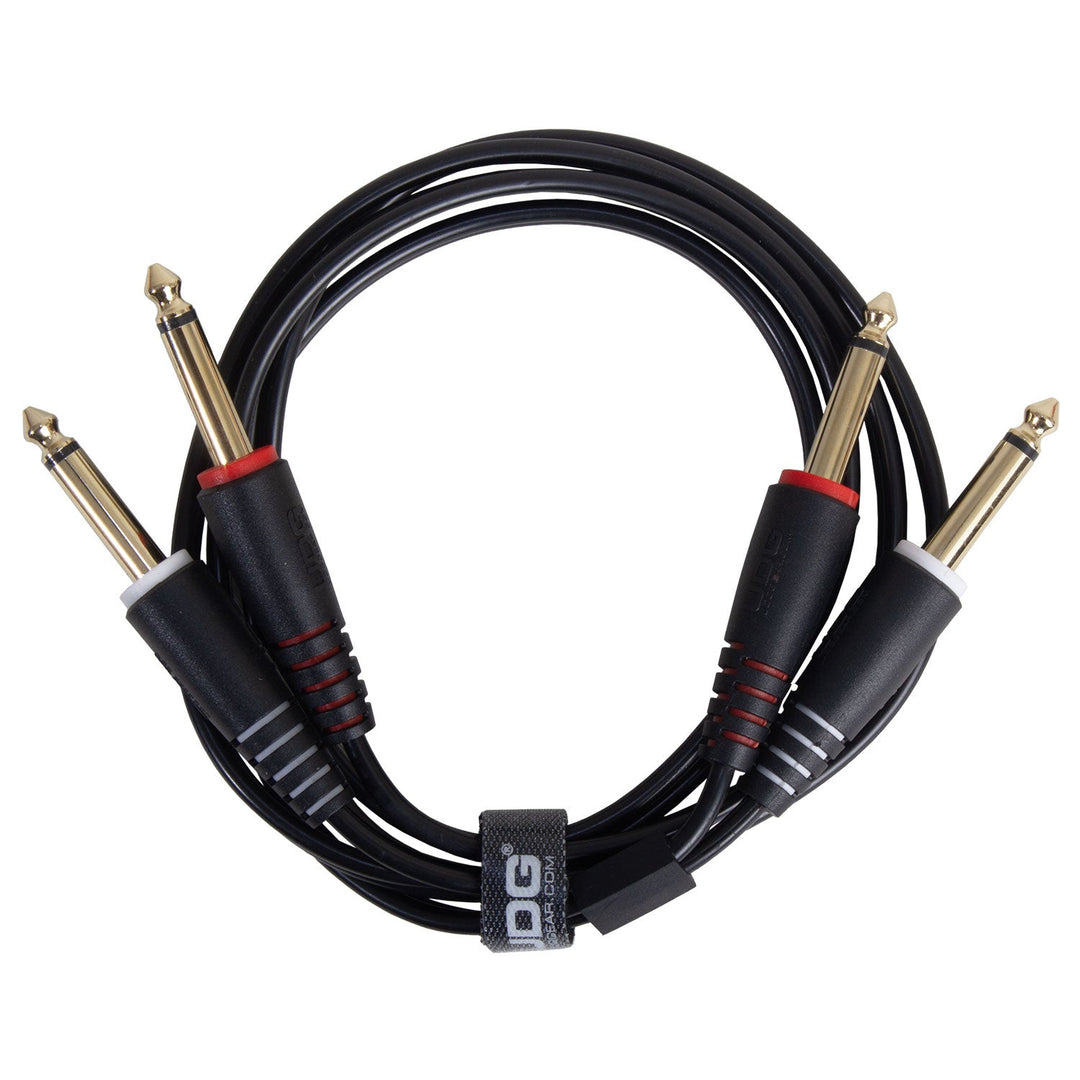 UDG Ultimate Audio Cable Set 1/4'' Jack-1/4'' Jack Sort Straight 3m