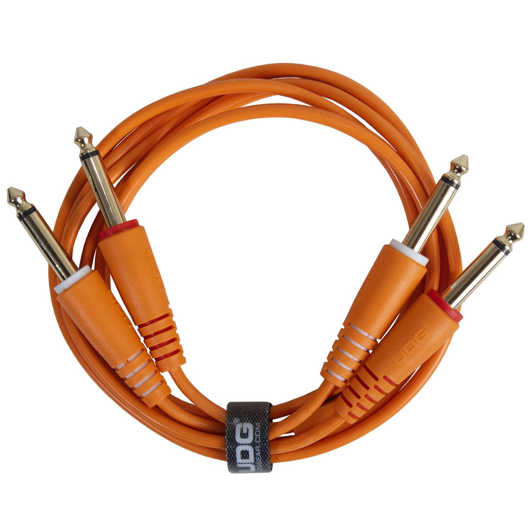UDG Ultimate Audio Cable Set 1/4'' Jack-1/4'' Jack Orange Straight 1,5m
