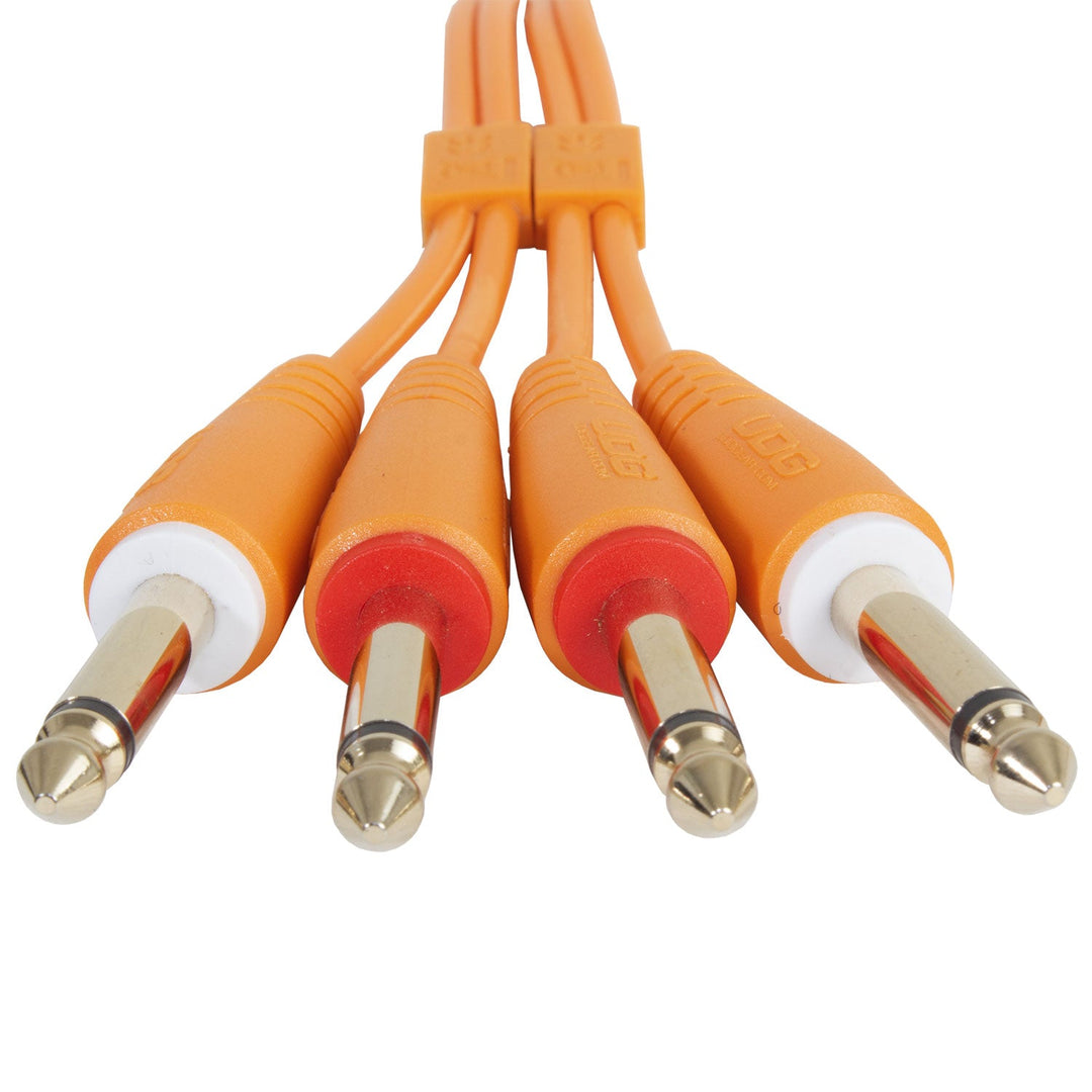 UDG Ultimate Audio Cable Set 1/4'' Jack-1/4'' Jack Orange Straight 1,5m