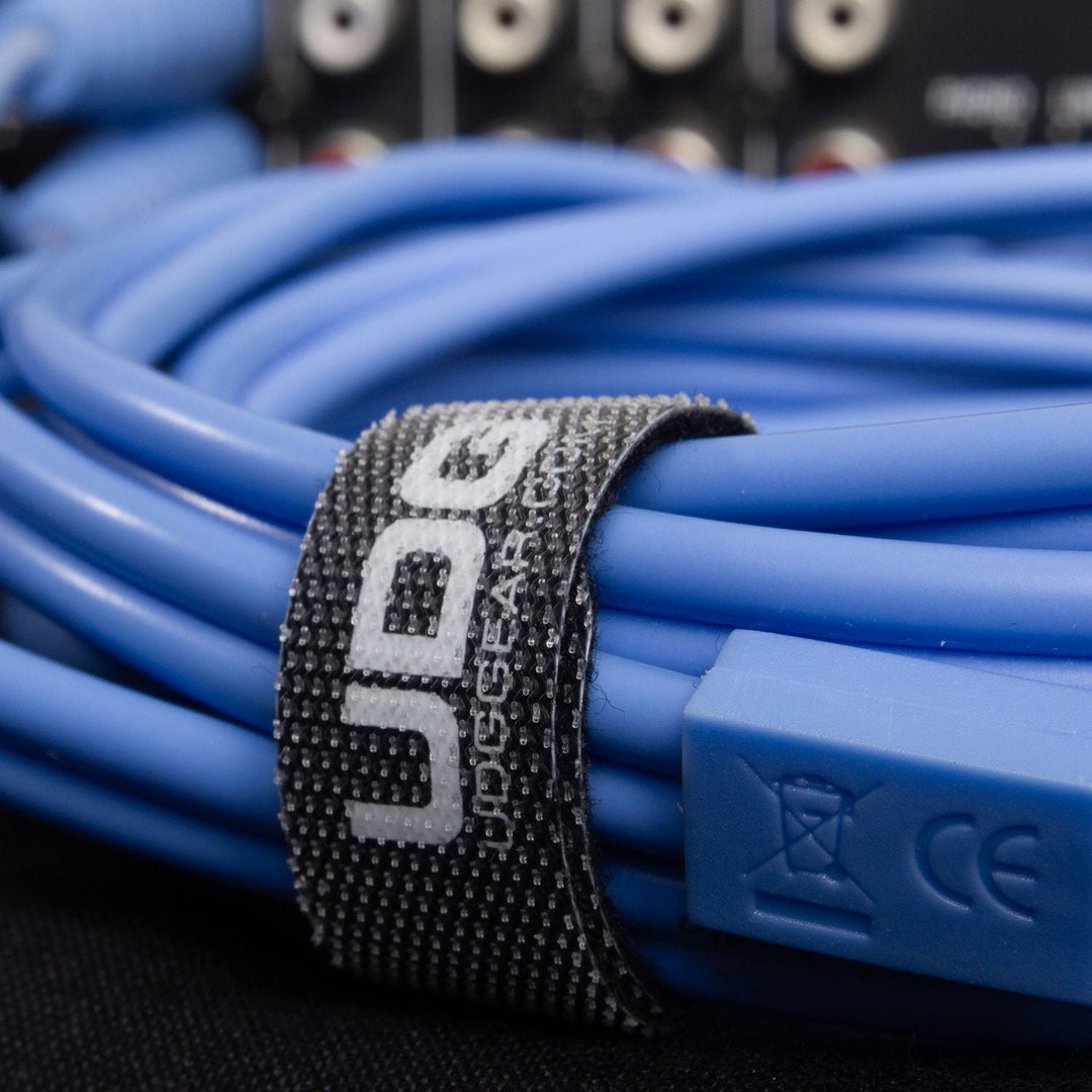 UDG Ultimate Audio Cable Set RCA Straight-RCA Angled Blå 3m