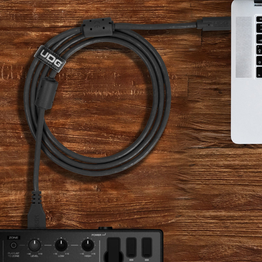 UDG Ultimate Cable USB 3.2 C-A Sort Straight 1,5m