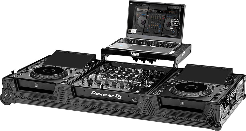 UDG Ultimate Flight Case Set AlphaTheta CDJ-3000X/DJM-A9 Sort Plus (L&W)