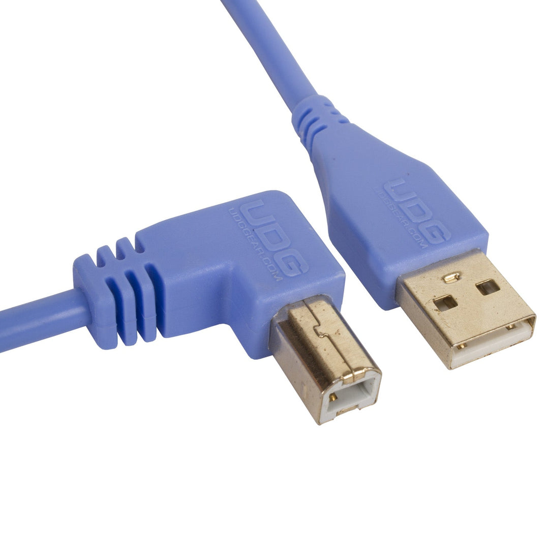 UDG Ultimate Audio Cable USB 2.0 A-B Blå Angled 2m