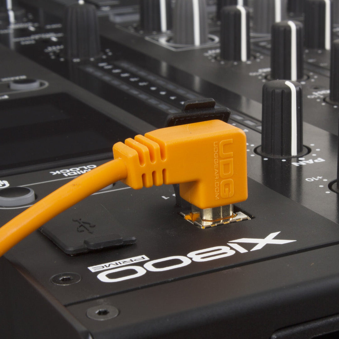 UDG Ultimate Audio Cable USB 2.0 A-B Orange Angled 1m