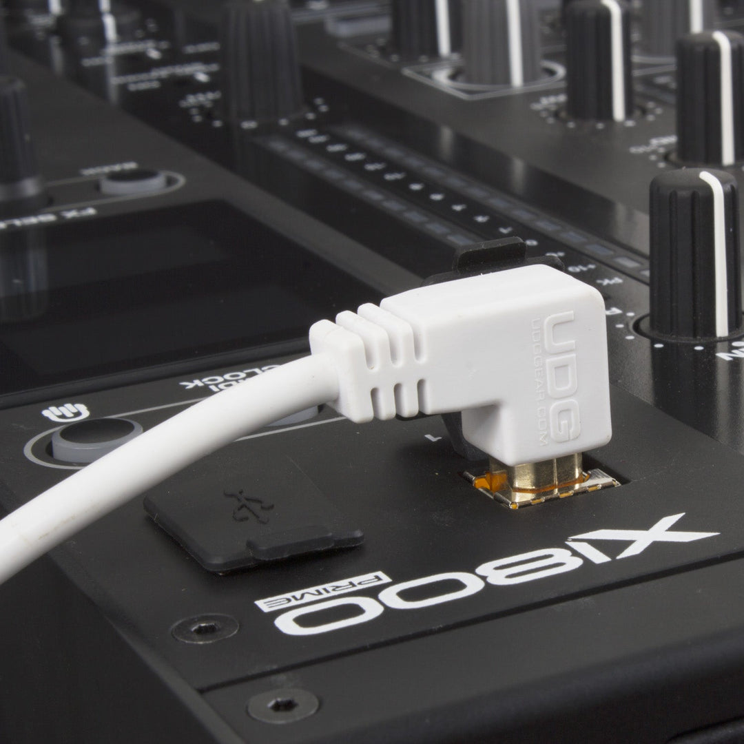 UDG Ultimate Audio Cable USB 2.0 A-B Hvid Angled 2m