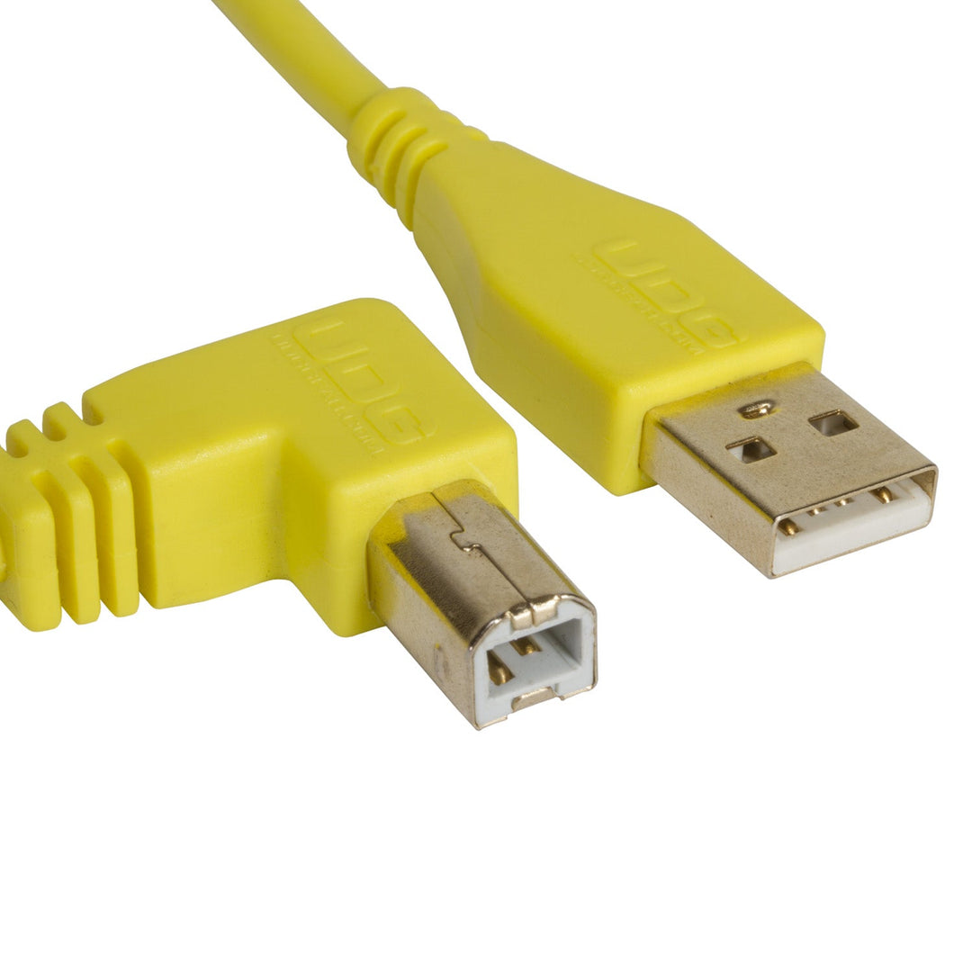 UDG Ultimate Audio Cable USB 2.0 A-B Gul Angled 1m
