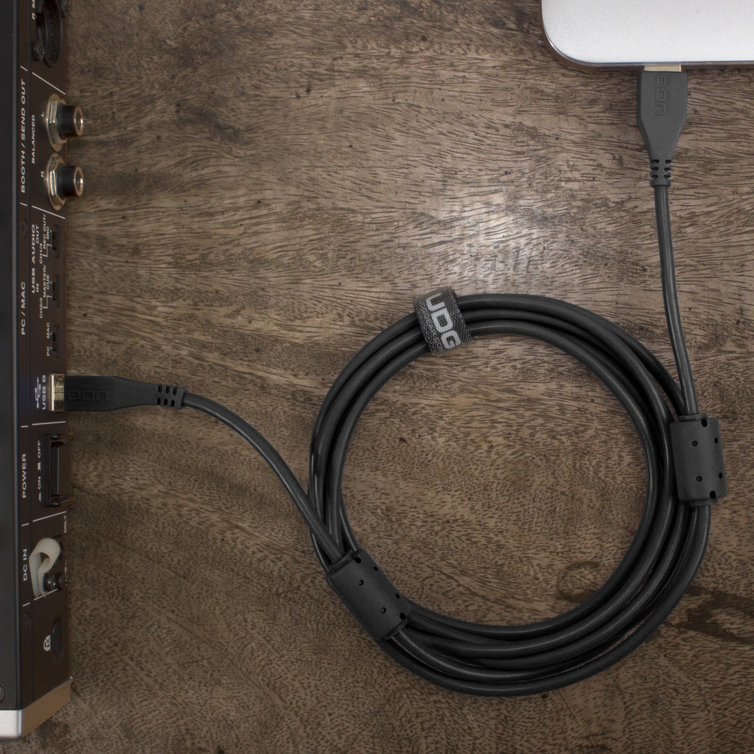 UDG Ultimate Audio Cable USB 2.0 A-B Sort Straight 1m