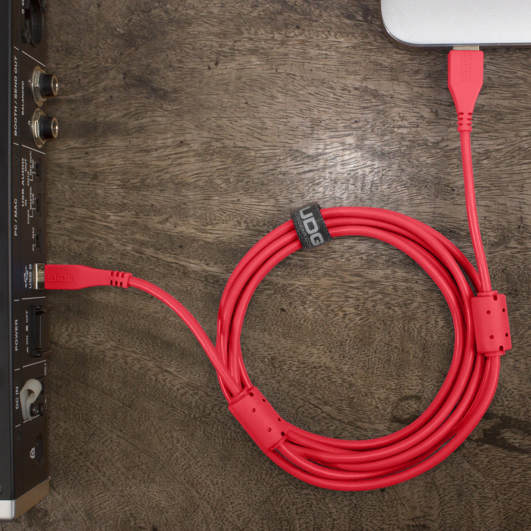 UDG Ultimate Audio Cable USB 2.0 A-B Rød Straight 2m