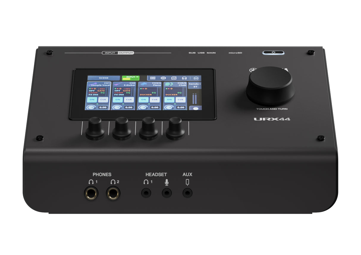 Yamaha URX44 USB-C Audio Interface (Sort)